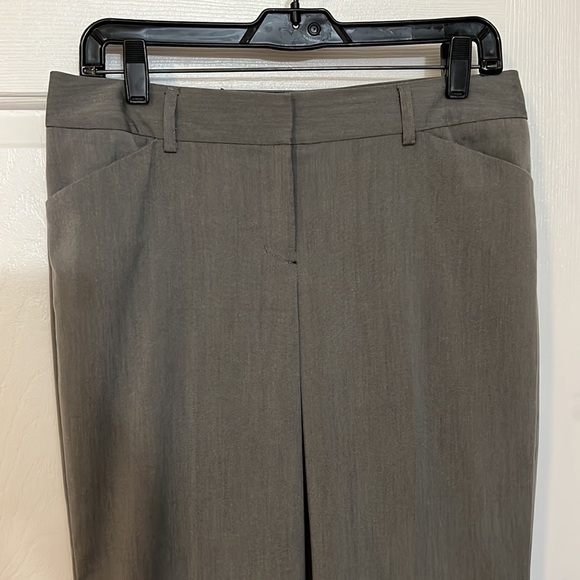 Women’s Express Editor Light Gray Dress Pants Size 4 Short - Picture 2 of 4